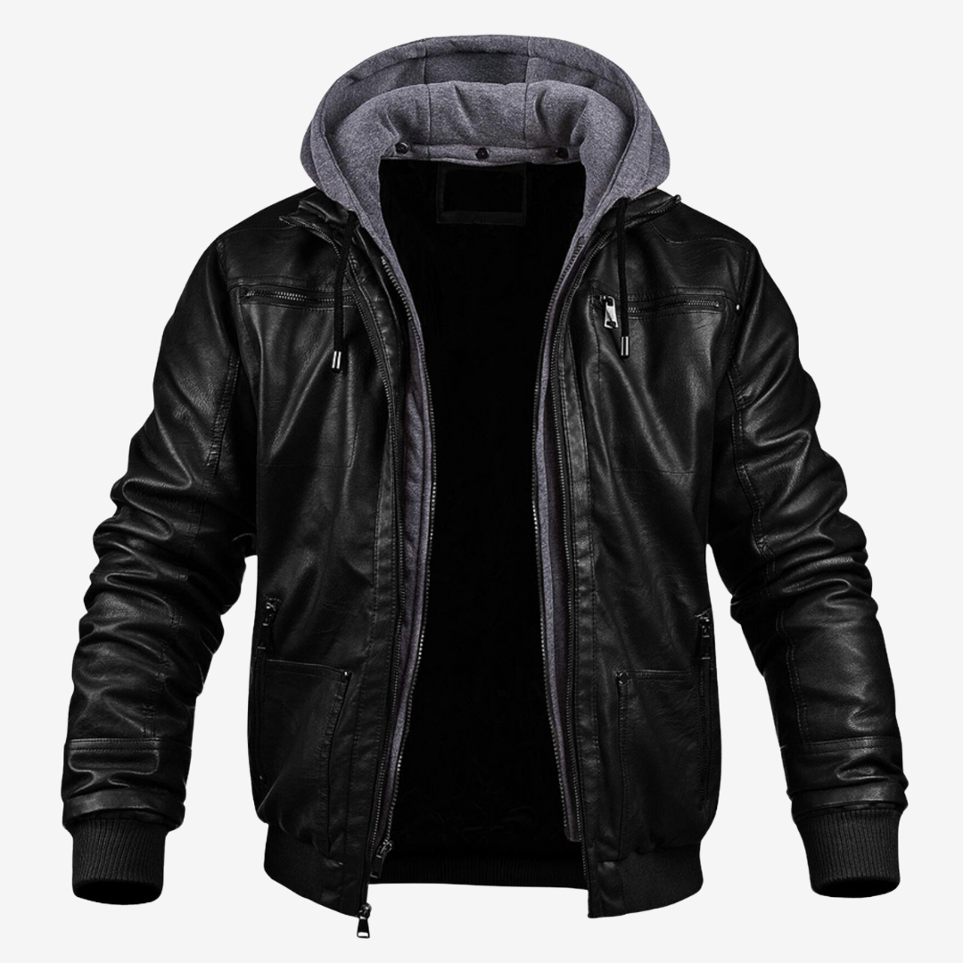 Séverin | Veste d'hiver en cuir pour hommes