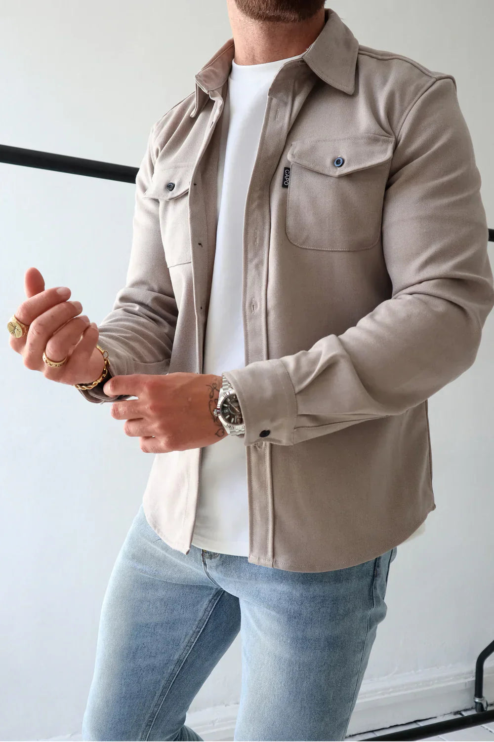 Gautier™ | Overshirt Suprême en Tissu de Qualité