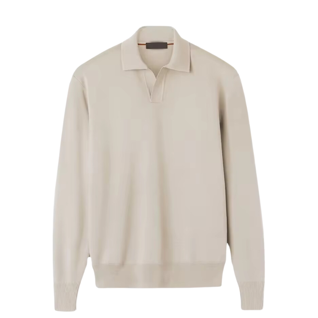 Gautier™ | Polo à manches longues tricoté