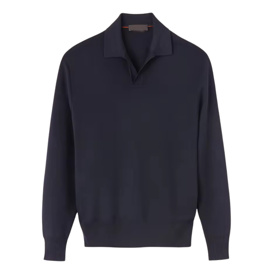 Gautier™ | Polo à manches longues tricoté