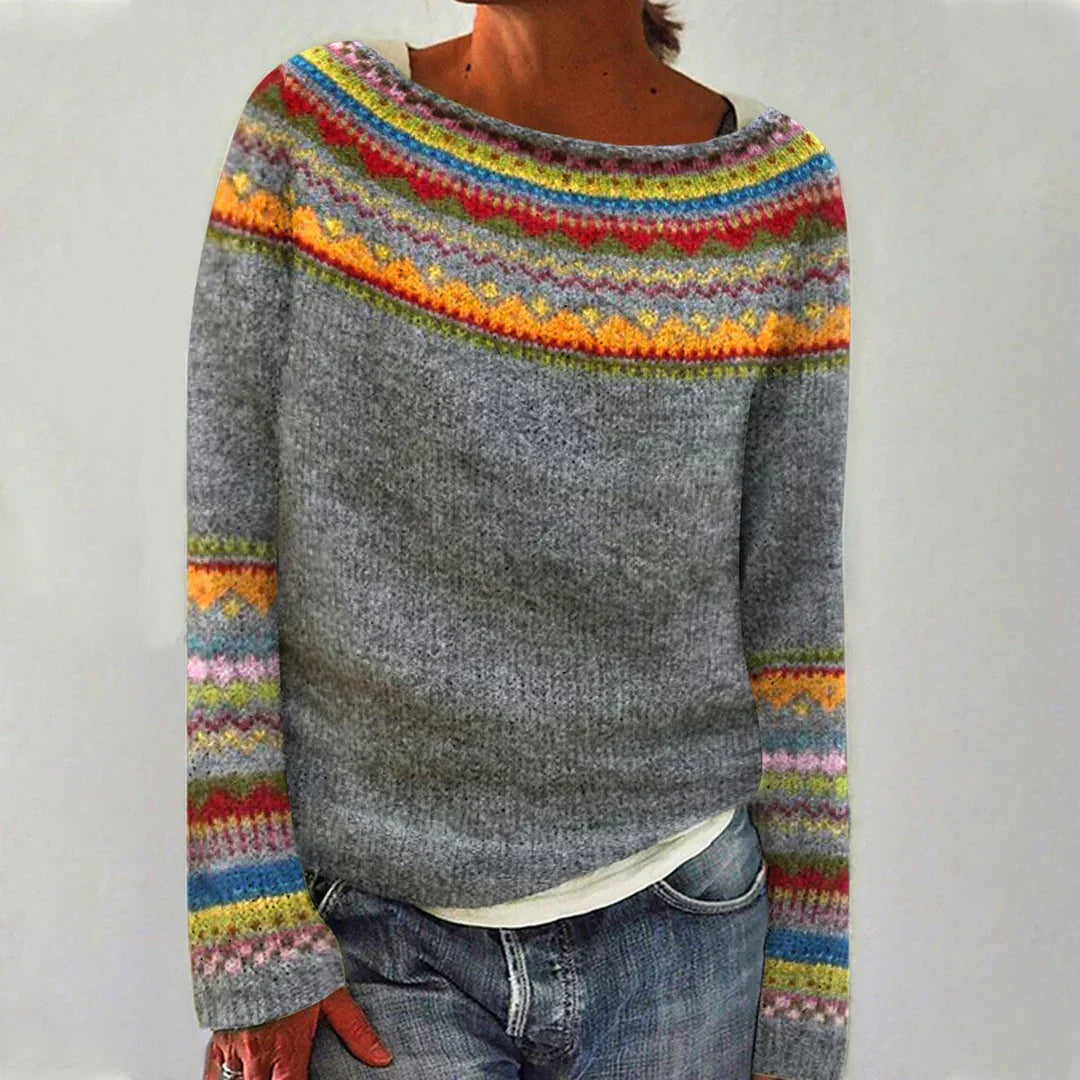 Silvia™ | Pull Rétro de Luxe